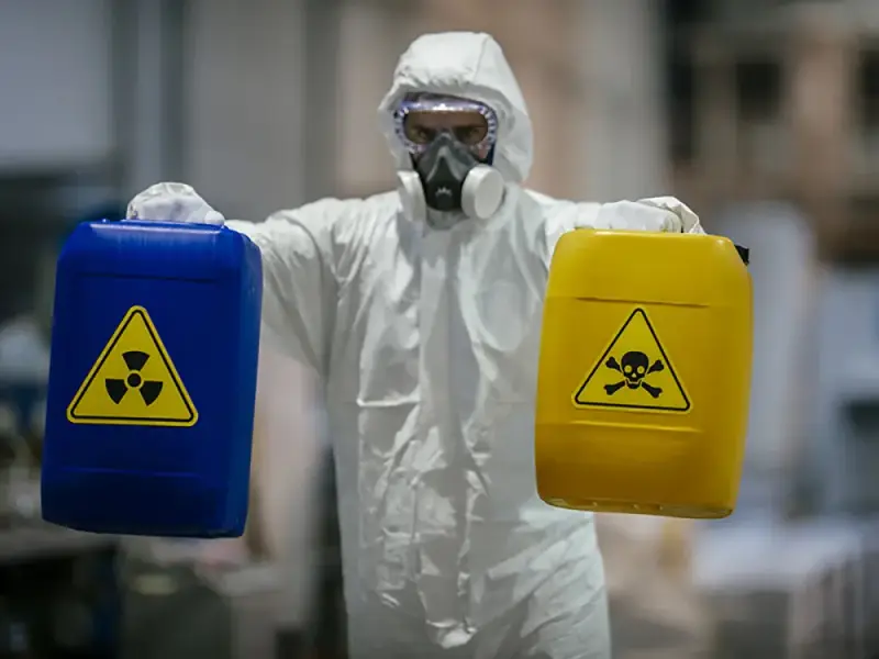 Biohazard Cleanup professionals at work in Clarksville